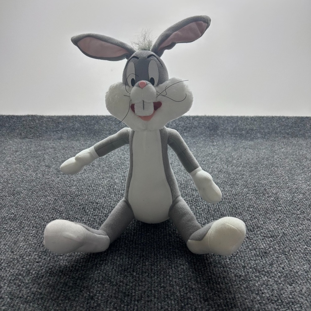 Bugs Bunny Stuffed Animal Toy Looney Tunes Character Vintage 1990s